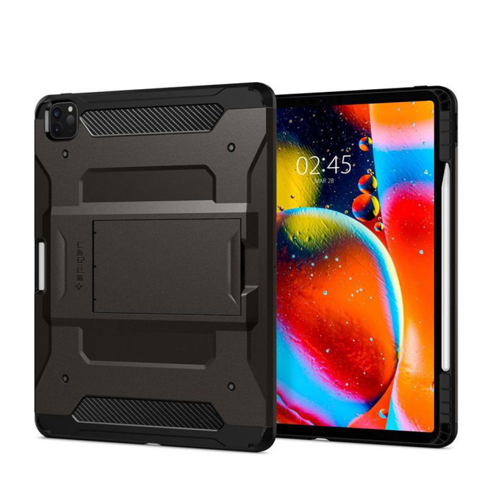 [ACS01022] Spigen Tough Armor Pro for iPad Pro 11 Case 2020 (Gunmetal)