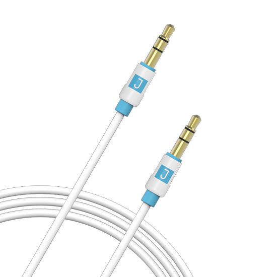 [JUSCAJJ17] Juku 3.5mm Audio Auxillary Cable 1.5M (White)