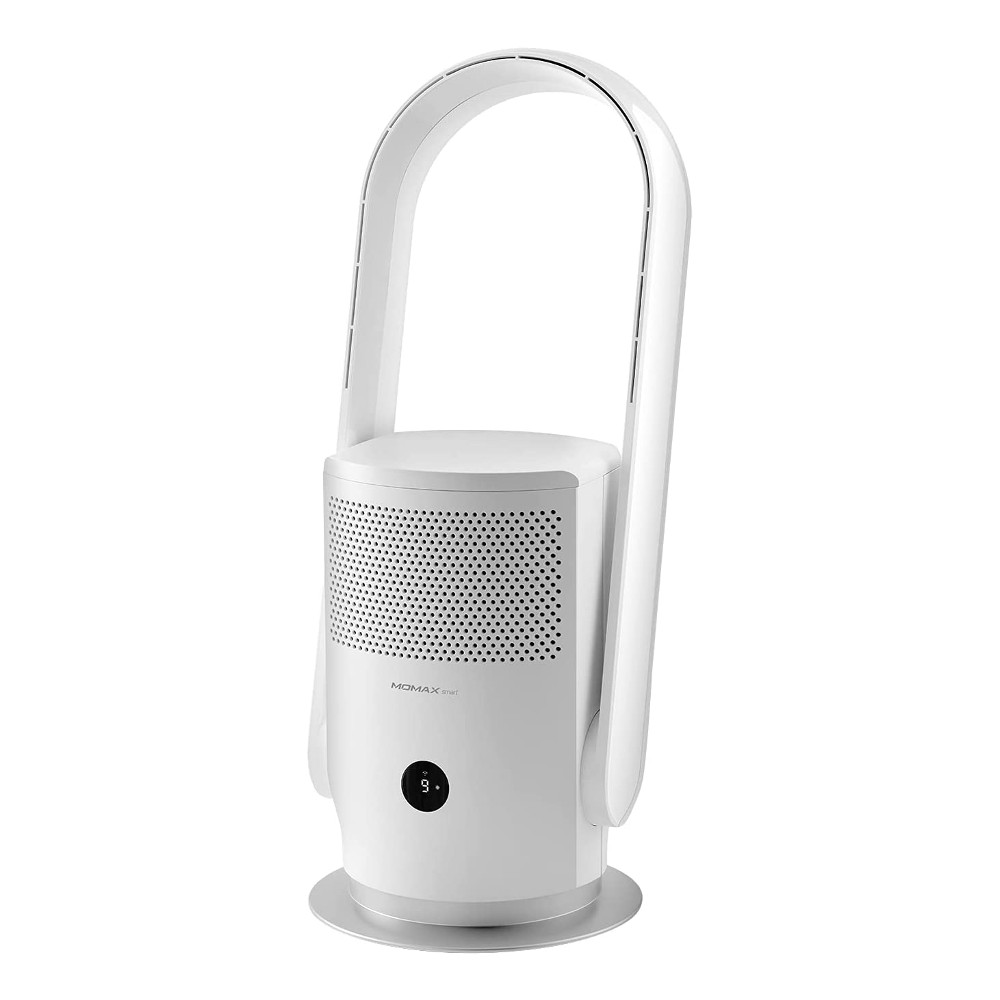 Momax UItra-Air IoT UV Sanitizing Fan With Extra Filter and Body Scale