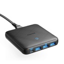 Anker PowerPort Atom III Slim PD+4 (Black Fabric)