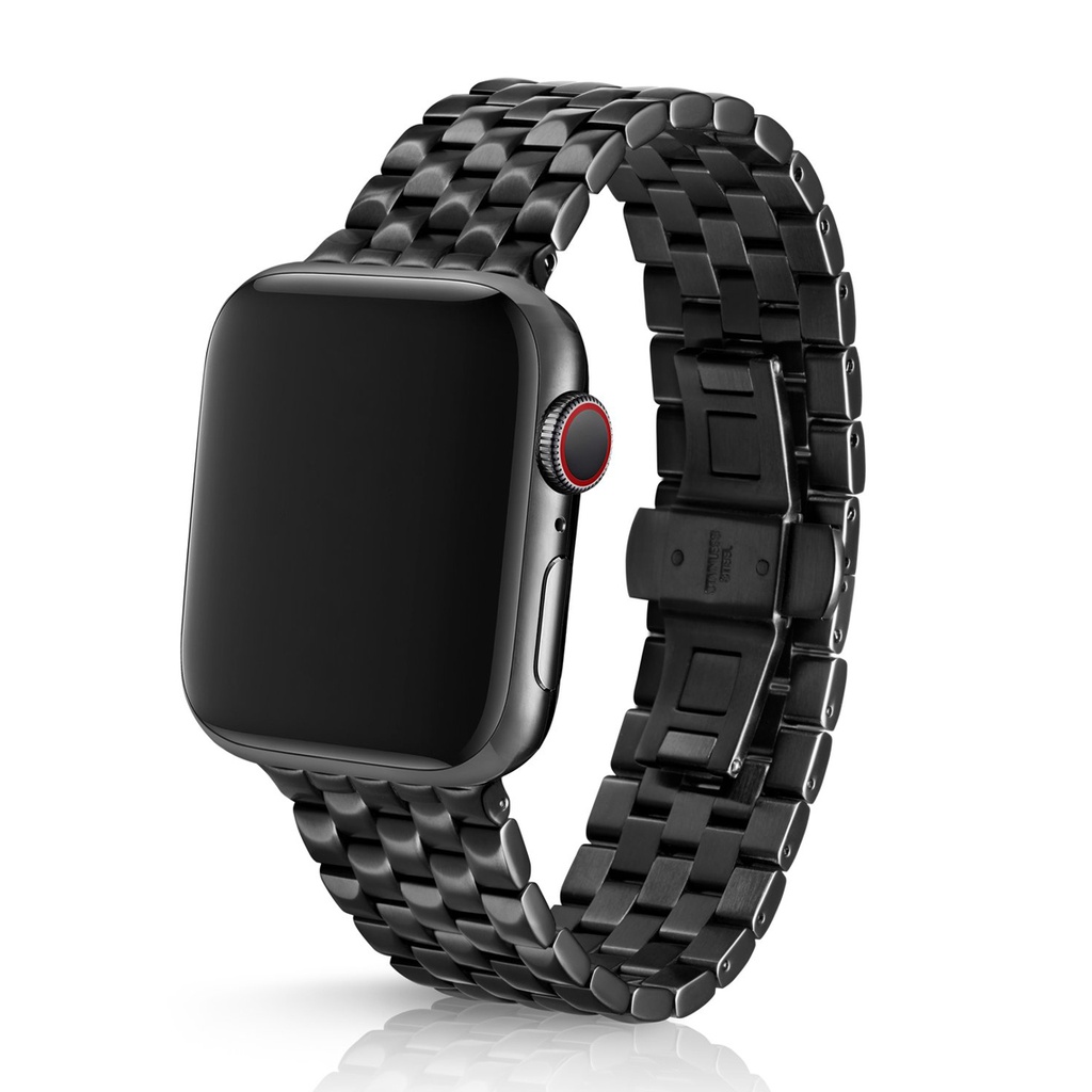 JUUK Locarno Steel Apple Watch Band for 42/42mm (Brushed Black)