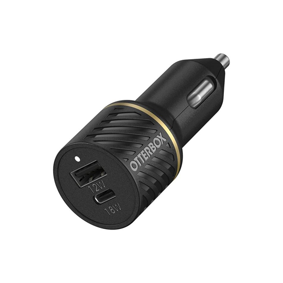 [78-52545] OtterBox Dual Port Fast Car Charger USB-C 30W