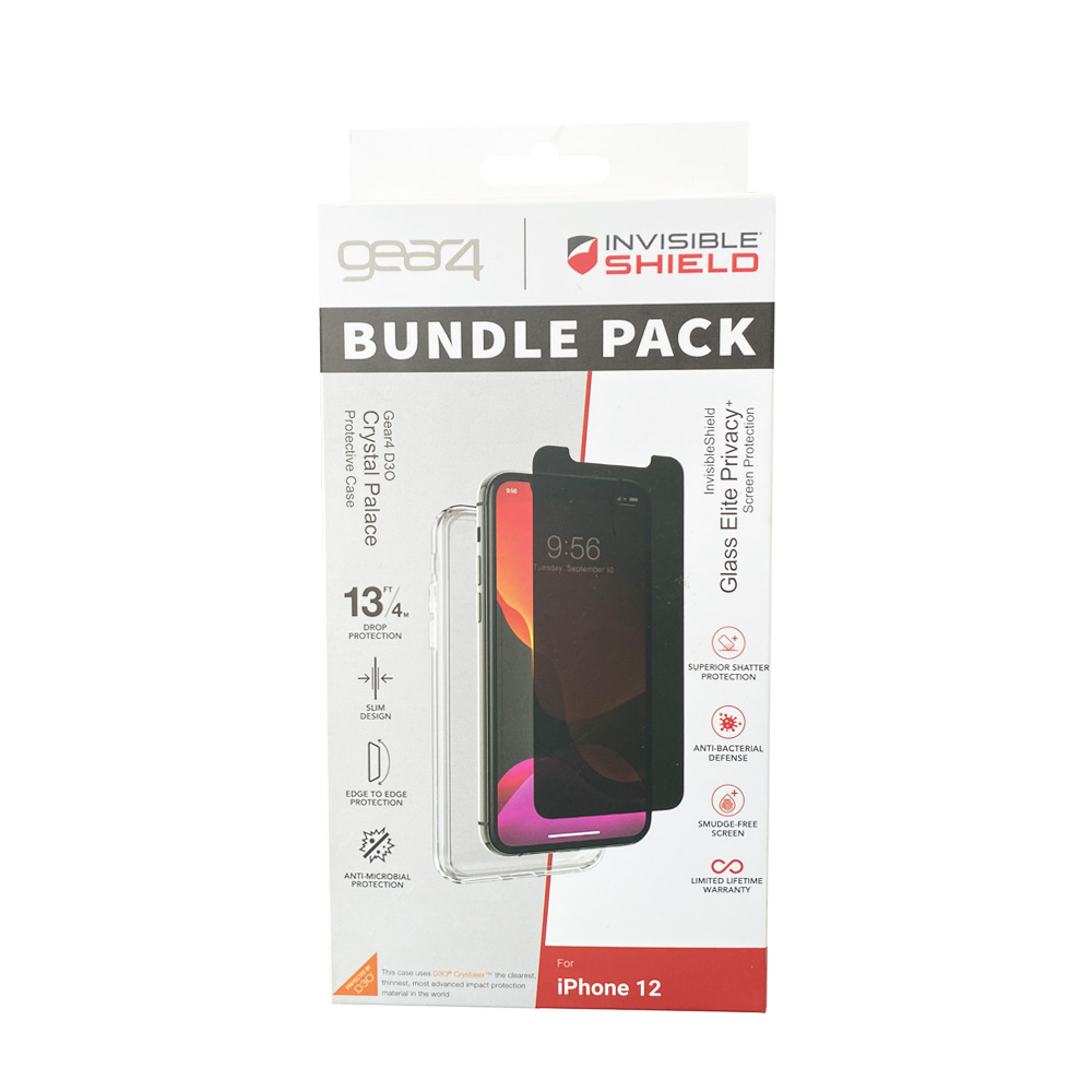 Gear4 and Invisibleshield Bundle for iPhone 12 Mini