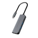Powerology 4 in 1 USB-C Hub with HDMI &amp; USB 3.0 (Gray)