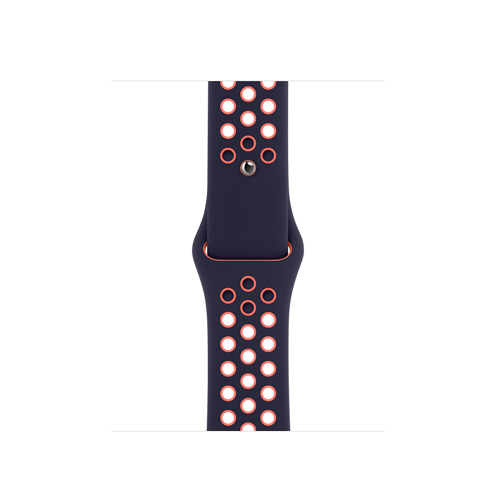 Apple Watch Nike Sport Band-Regular 40mm (Blue Black/Bright Mango)