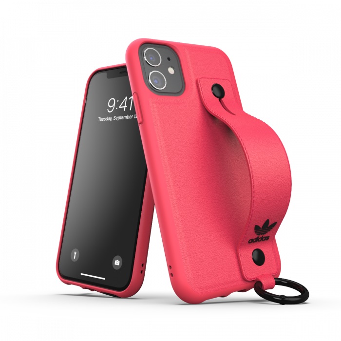 Adidas Trefoil Grip Case for iPhone 12 mini (Pink)