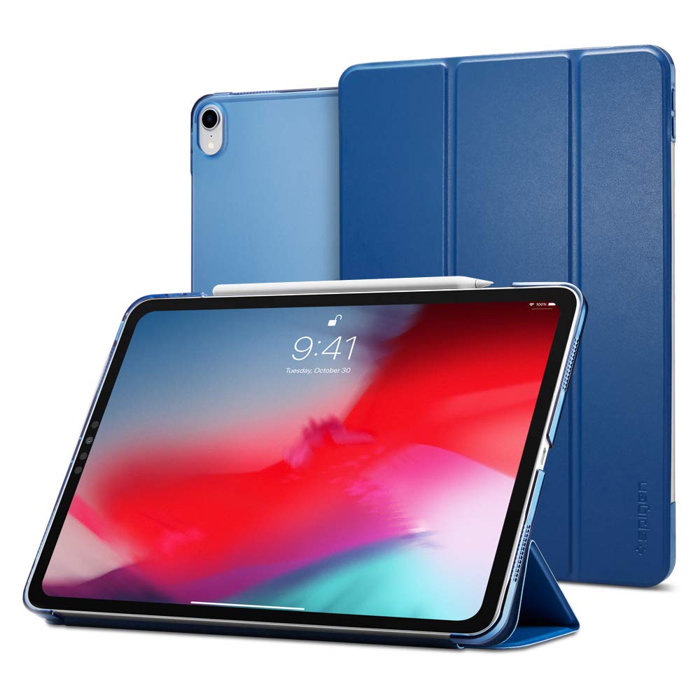 Spigen Smart Fold Case for iPad Pro 12.9 inch 2018 (Blue)