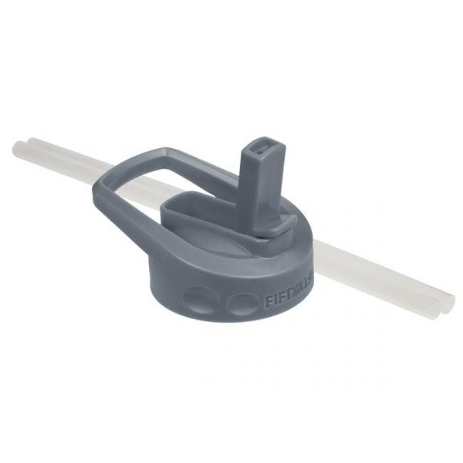 [A68002SL0] Fifty Fifty Wide Mouth Straw Lid (Slate Grey)