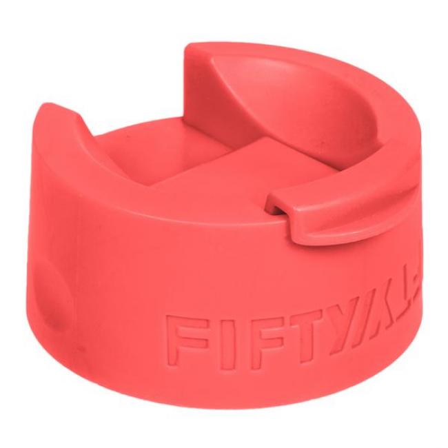 Fifty Fifty wide Mouth Flip Top Lid (Coral)