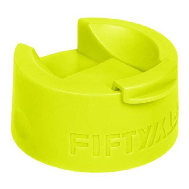Fifty Fifty wide Mouth Flip Top Lid (Lime Green)
