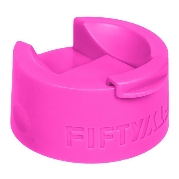 Fifty Fifty wide Mouth Flip Top Lid (Lipstick Pink)