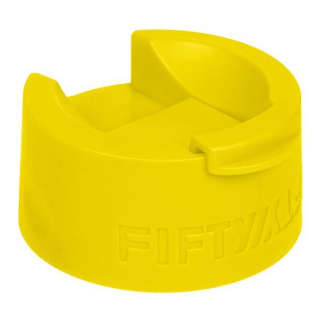 Fifty Fifty wide Mouth Flip Top Lid (Yellow)