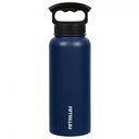 Fifty Fifty Vacuum Insulated Bottle 3 Finger Lid 1L (Navy)