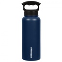 Fifty Fifty Vacuum Insulated Bottle 3 Finger Lid 1L (Navy)