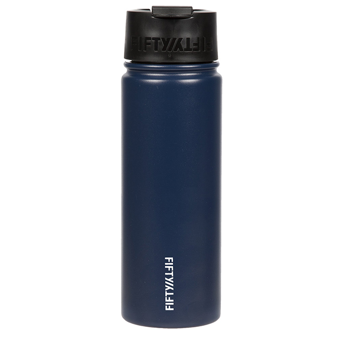 Fifty Fifty Vacuum Insulated Bottle Flip Lid 591ML (Navy)