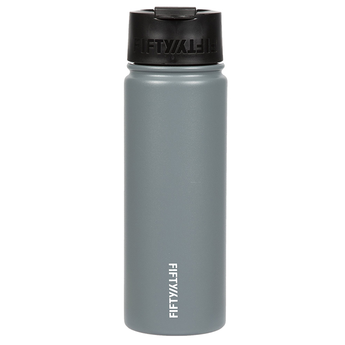 Fifty Fifty Vacuum Insulated Bottle Flip Lid 591ML (Slate Grey)