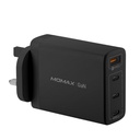 Momax One Plug 100W 4-Port GaN Charger (Black)