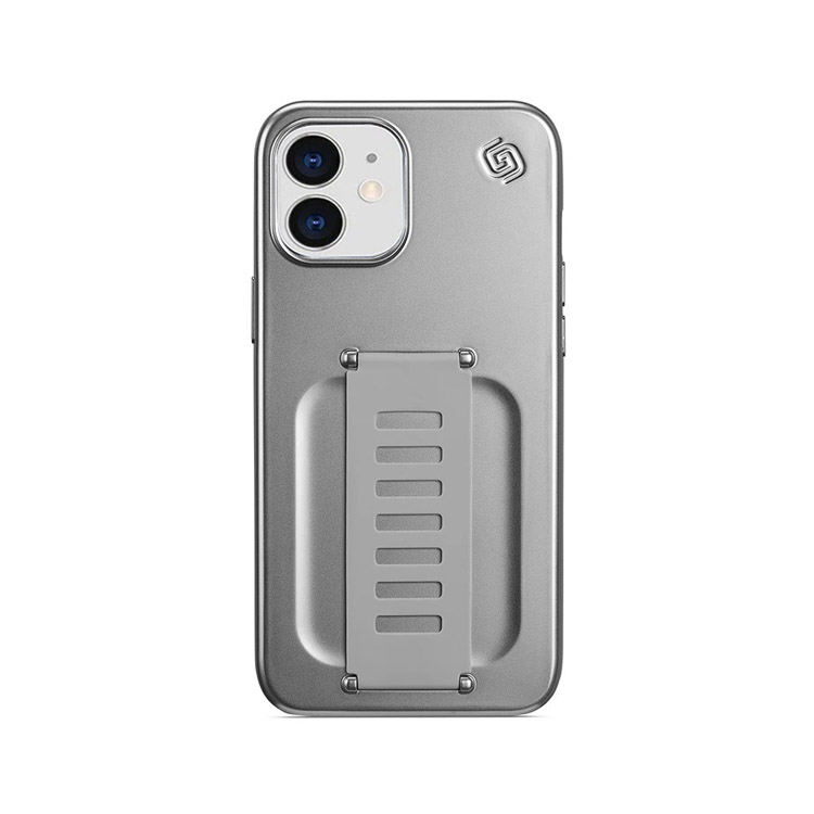 Grip2u SLIM for iPhone 12 mini (Metallic Silver)