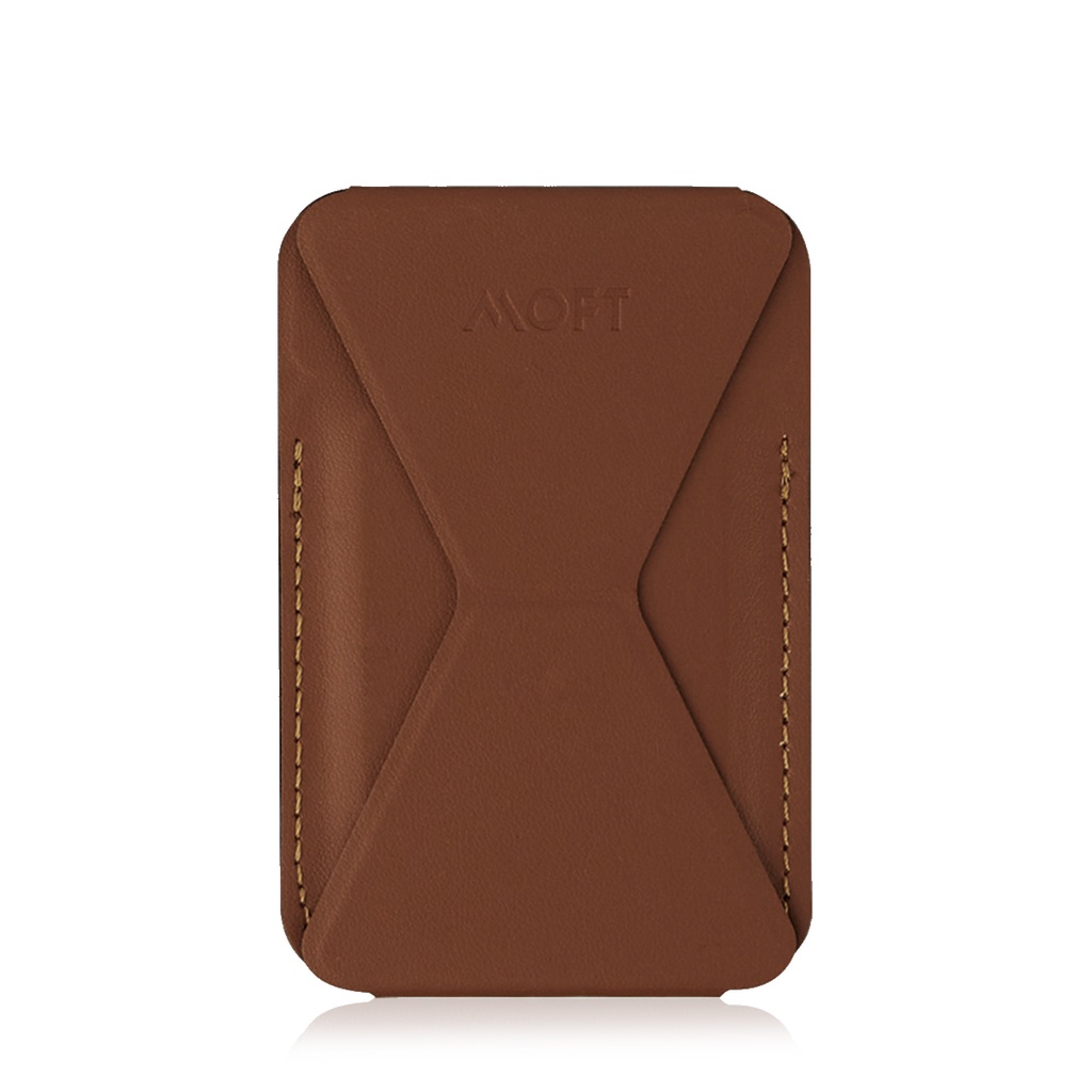 MOFT Snap-On MagSafe Stand &amp; Wallet (Sienna Brown)