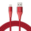Anker Powerline+ II Lightning 1.8m/6ft C89 (Red)