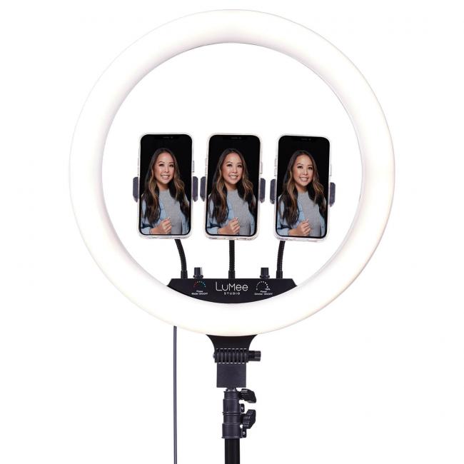 [LM-045960] LuMee Studio 18" RGB Ring Light (Black)