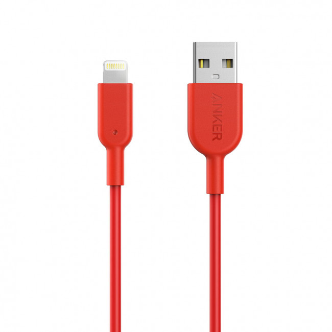 Anker PowerLine II Lightning 0.9m /3ft C89 (Red)