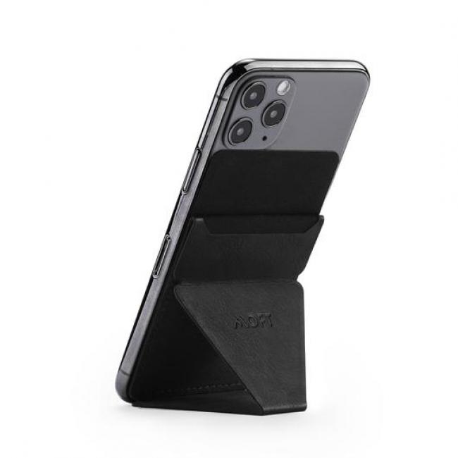MOFT Phone Stand With Card Holder (Black) 