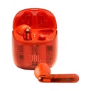 JBL T225 True Wireless Earbud Headphones (Ghost Orange)