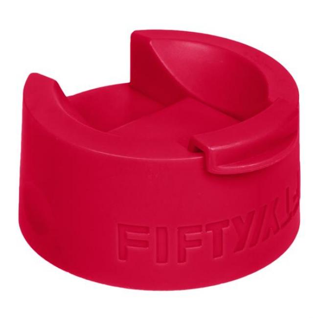 Fifty Fifty wide Mouth Flip Top Lid (Cherry Red)