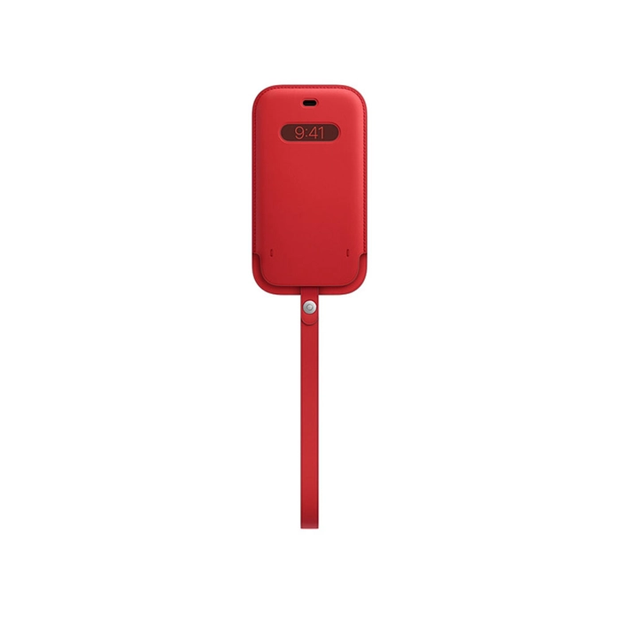 Apple iPhone 12 Pro Max Leather Sleeve with MagSafe (Red)