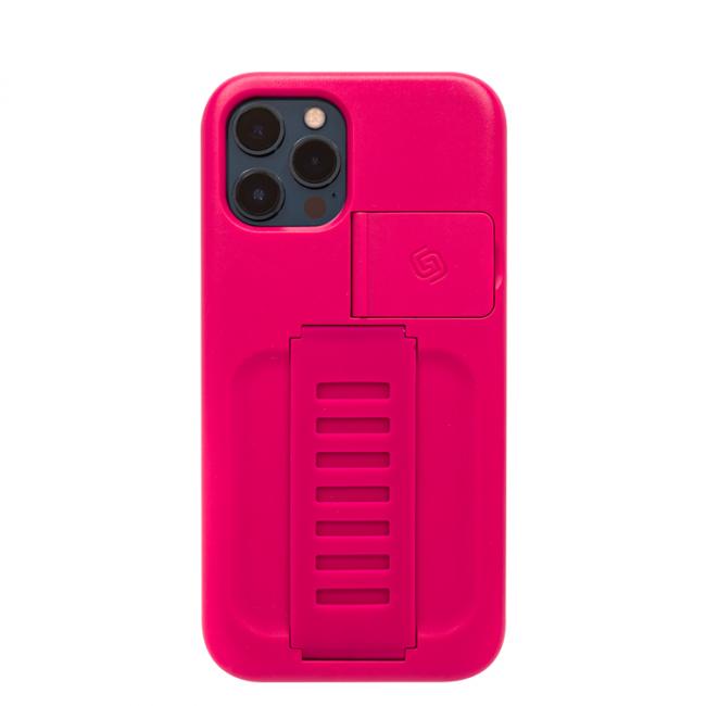 Grip2u Boost Case with Kickstand for iPhone 12 Pro Max (Berry)