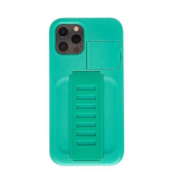Grip2u Boost Case with Kickstand for iPhone 12/12 Pro (Spearmint)