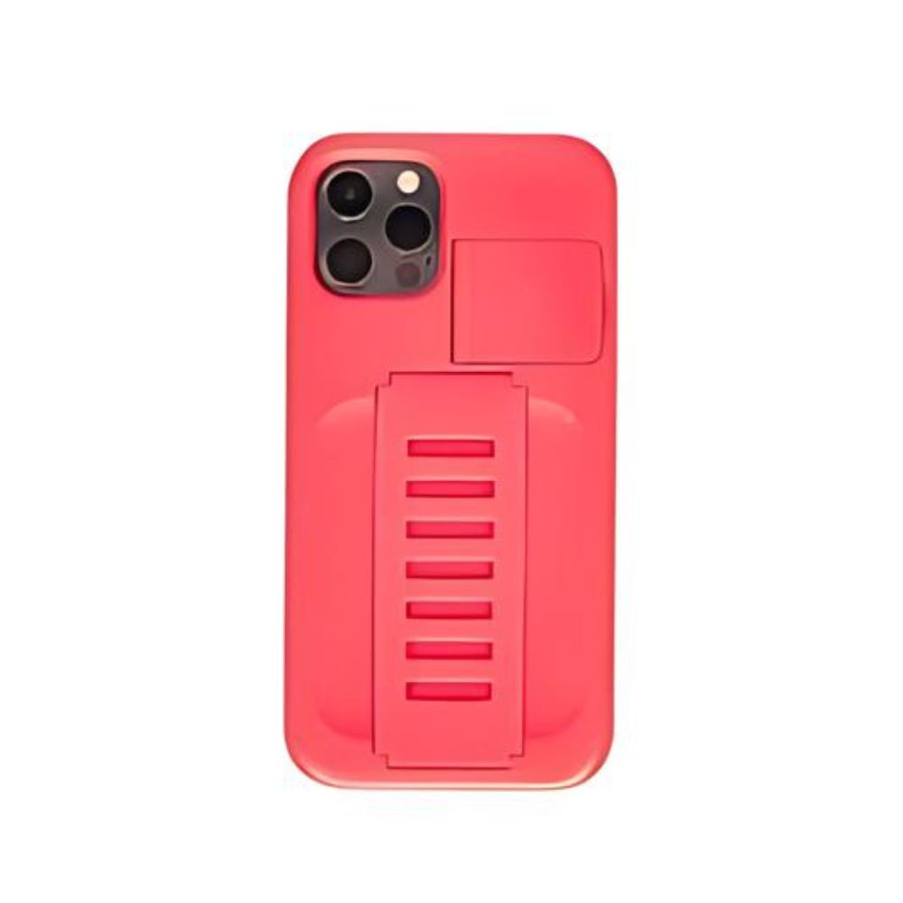 Grip2u Boost Case with Kickstand for iPhone 12/12 Pro (Coral)