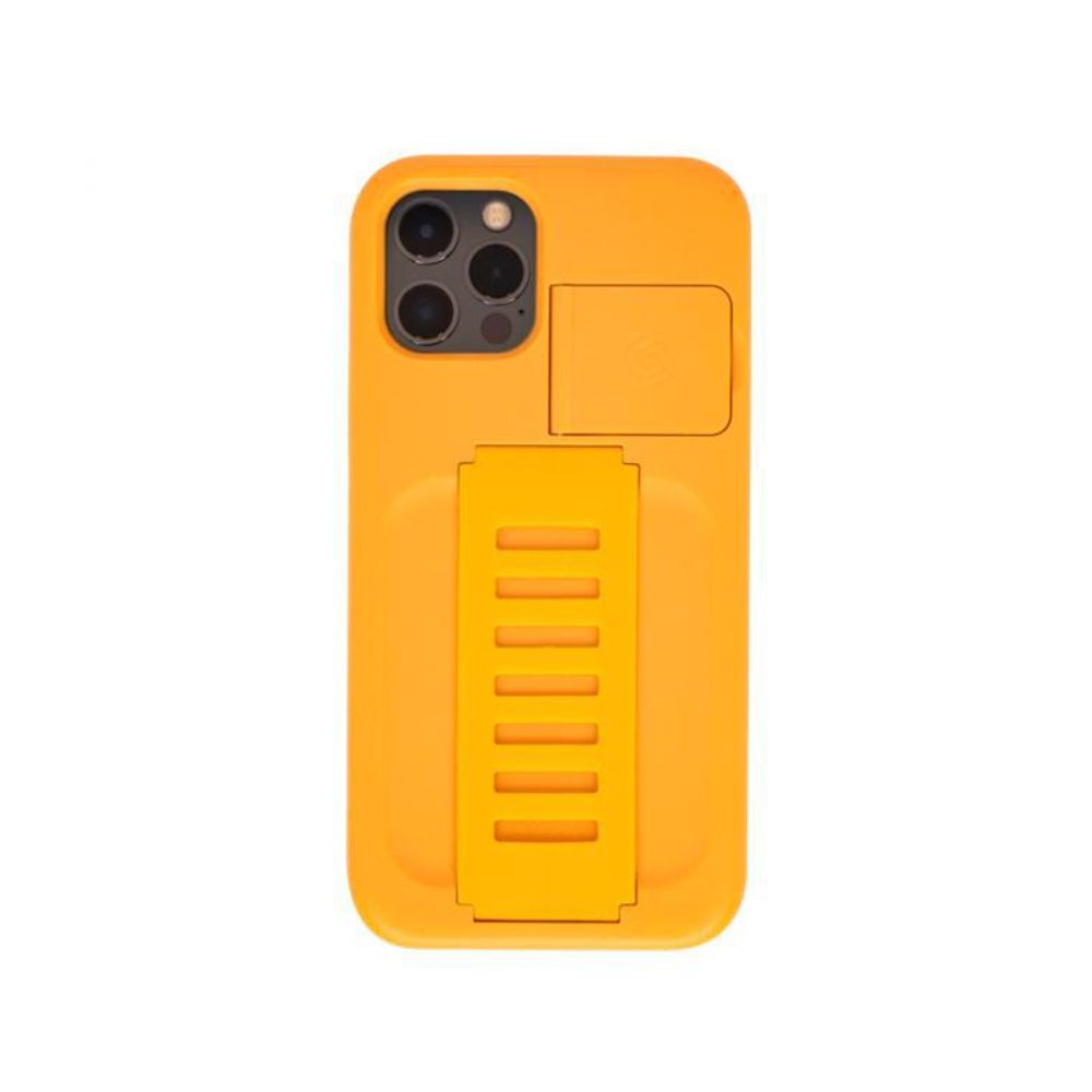 Grip2u Boost Case with Kickstand for iPhone 12/12 Pro (Mango)