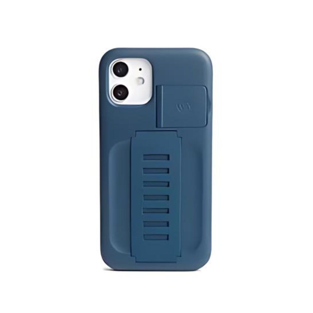 Grip2u Boost Case with Kickstand for iPhone 12/12 Pro (Navy)