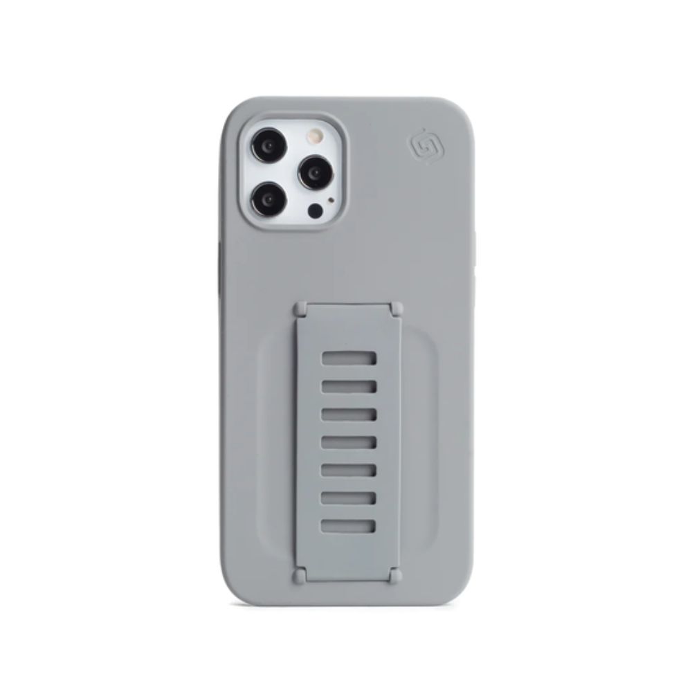 Grip2u Slim for iPhone 12/12 Pro (Matte Silver)