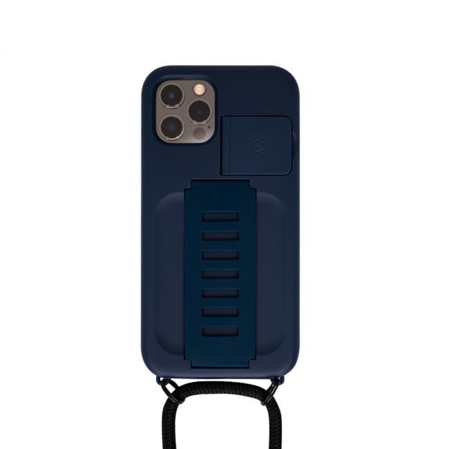 [GGA2061NKLNAV] Grip2ü BOOST Necklace with Kickstand iPhone 12/12 Pro (Navy)