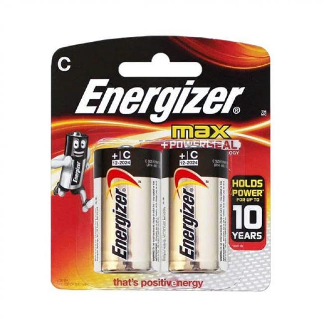 Energizer Max Alkaline C Battery (Pack of 2)