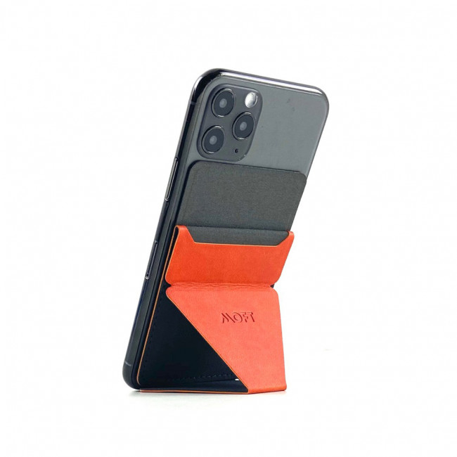 MOFT X Phone Stand With Card Holder (Fresh Orange)