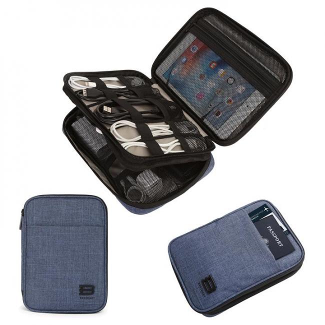[BM0101069AN031] Bagsmart Belmont 2-Layer Organizer (Heather Navy)