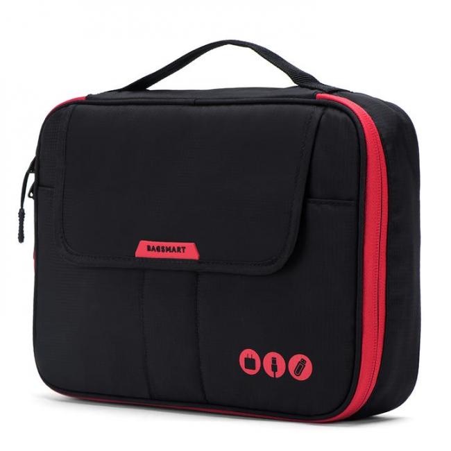 Bagsmart Venice Electronics Organizer L (Black/Red)