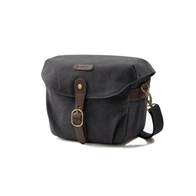Bagsmart Canvas Shoulder Messenger Bag (Black)
