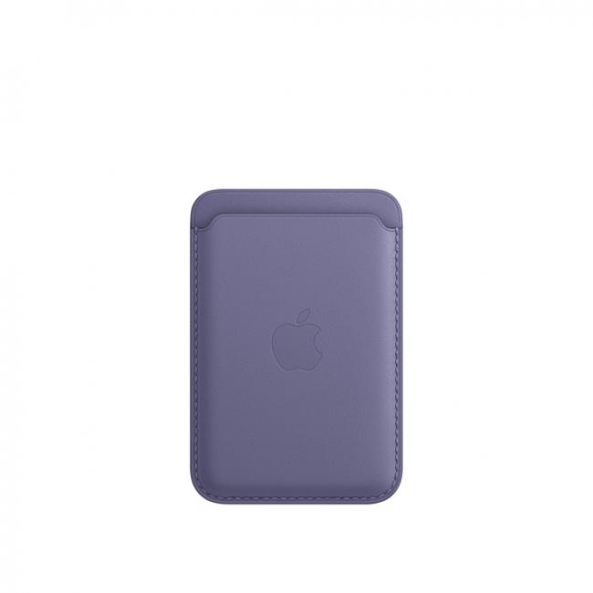 Apple iPhone Leather Wallet with MagSafe (Wisteria) - EOL