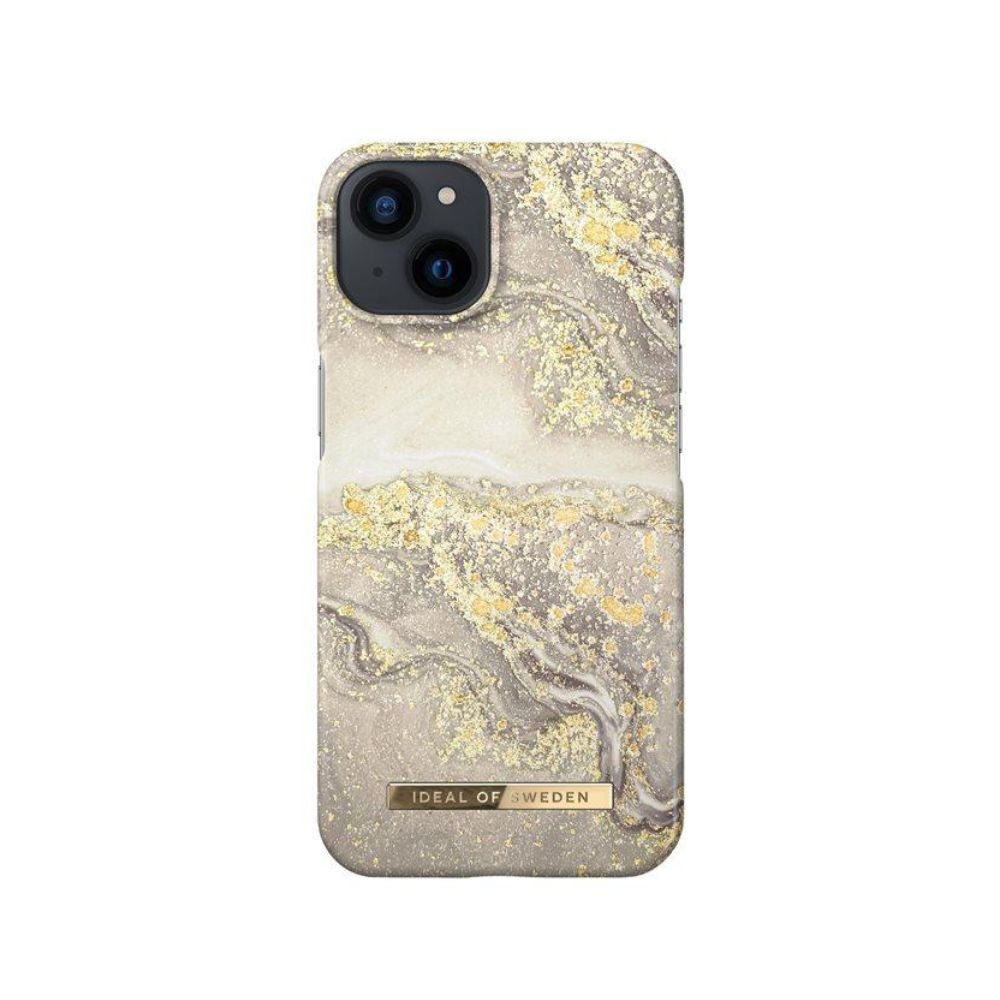 Ideal of Sweden Fashion Case for iPhone 13 (Sparkle Greige Marble)