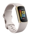 Fitbit Charge 5 Stainless Steel Activity Tracker (White)