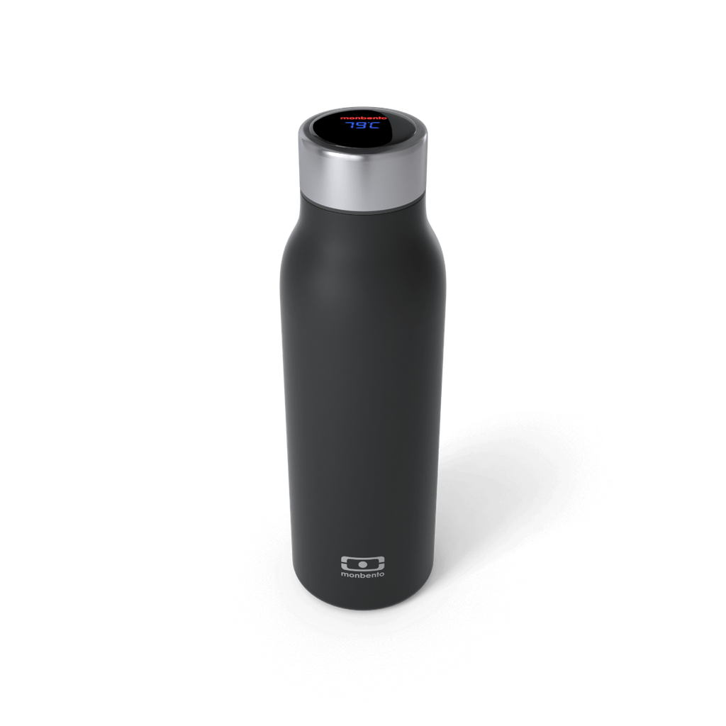 Monbento Genius Smart Insulated Bottle 500ml (Black Onyx)-EOL
