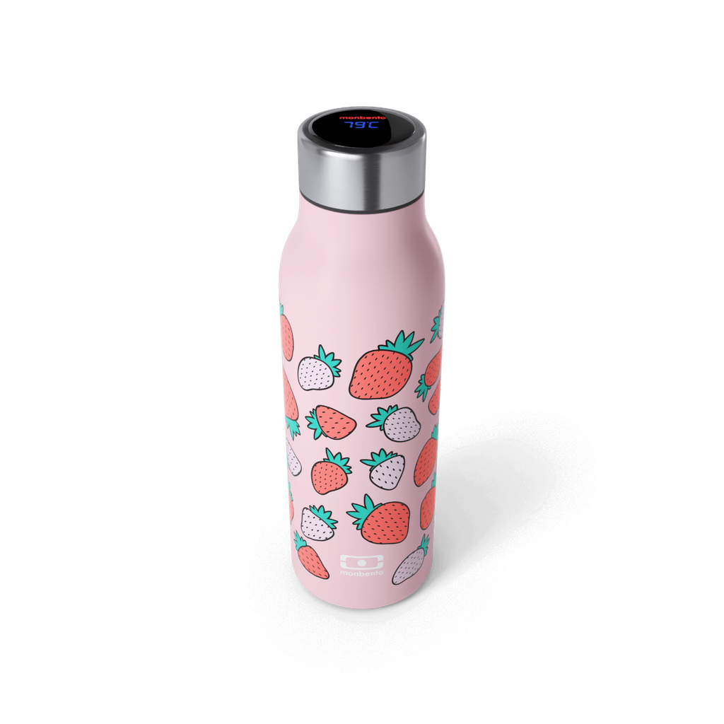 Monbento Genius Smart Insulated Bottle 500ml (Strawberry)-EOL