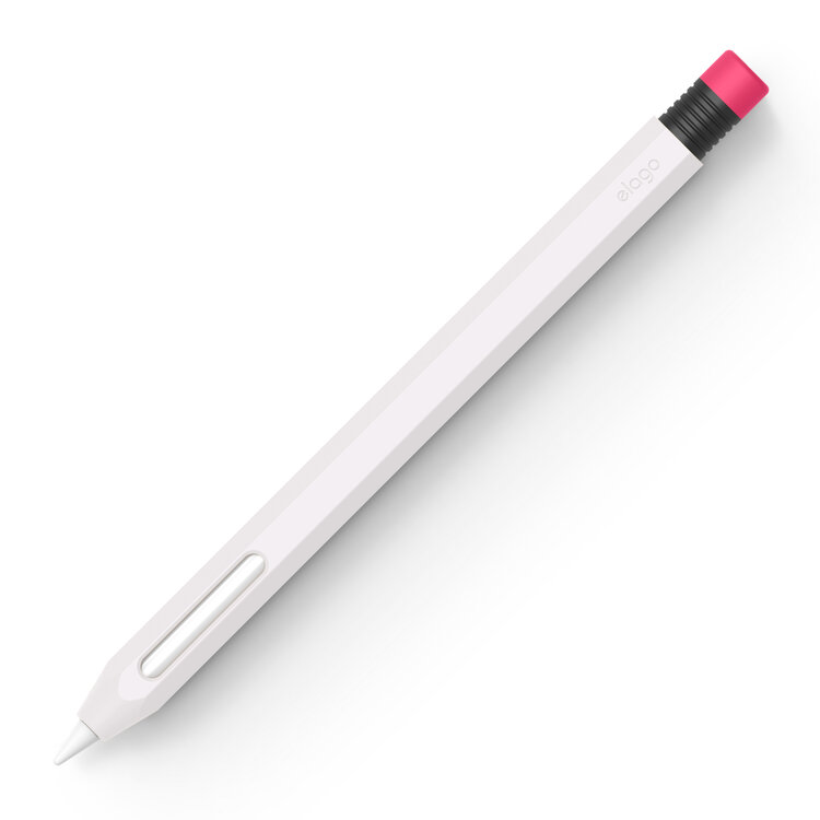 إيلاقو كلاسيك كفر قلم أبل الجيل الثاني (أبيض)