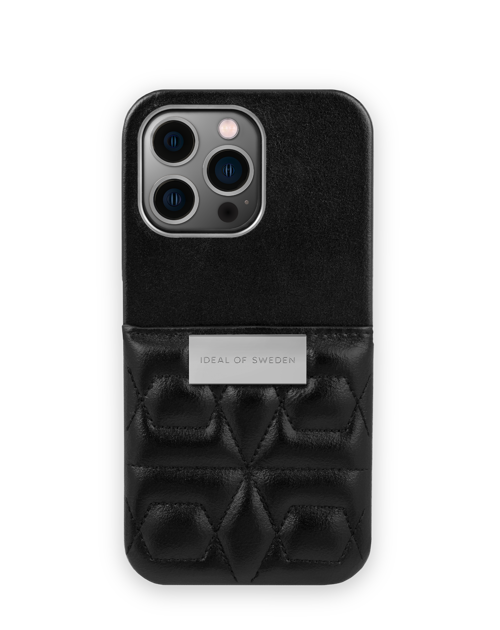 iDeal of Sweden Statement iPhone 13 Pro Max (Quilted Black-Mini Pocket)