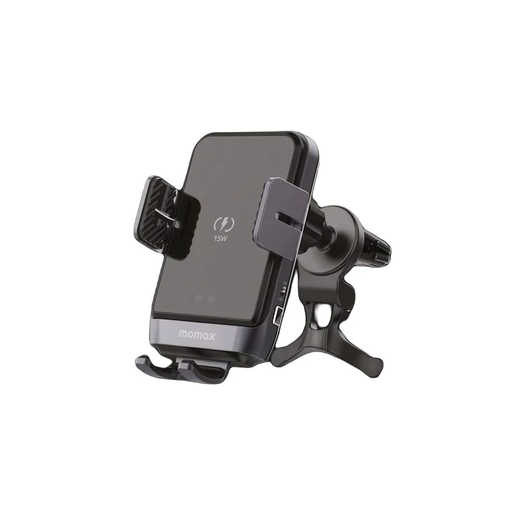 [CM18D] Momax Q.Mount Smart5 Infrared Induction Rotating Wireless Charging Car Holder Bundle (Black)